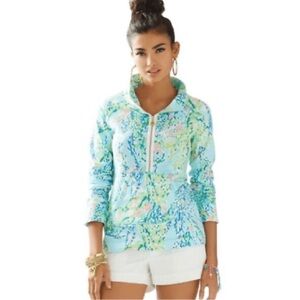 Lilly Pulitzer Skipper Popover Blue Heaven